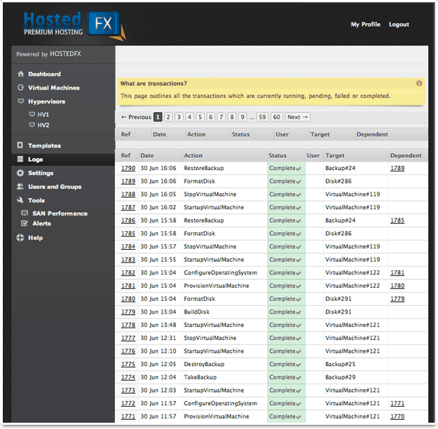 Transaction Log